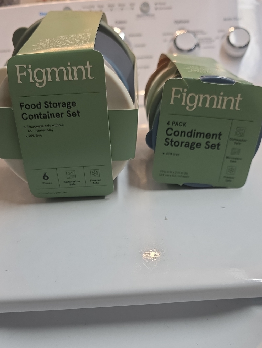 Figmint Multi-Color Food & Condiment Container Sets - Picture 4 of 4